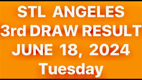 stl angeles 3rd draw today results|STL Result Today: PCSO STL Pares, Swer2, Swer3 & Swer4 .